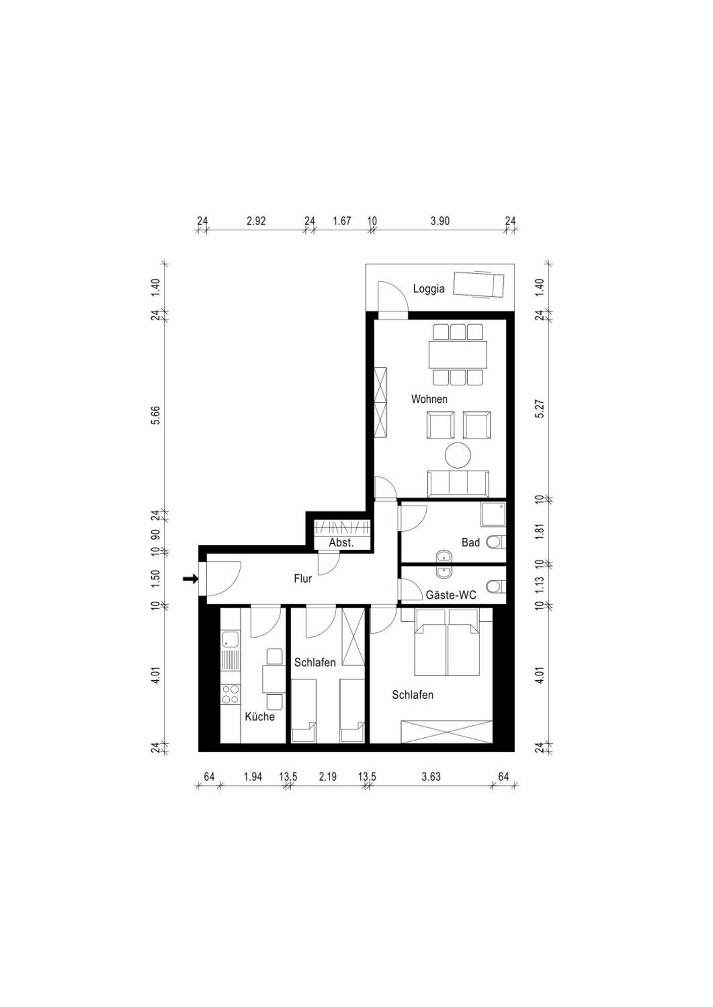 "Lilie" In Geestland-Langen, Ideal Fuer Familien & Homeoffice - Wlan & Parkplatz - 3 Zimmer, Balkon - Nahe Bremerhaven Exterior photo
